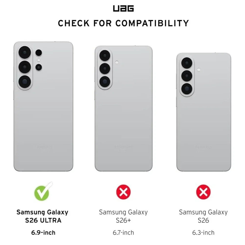 UAG Flex Shield Eco Screen Protector Samsung Galaxy S26 Ultra Clear Anti-Fingerp